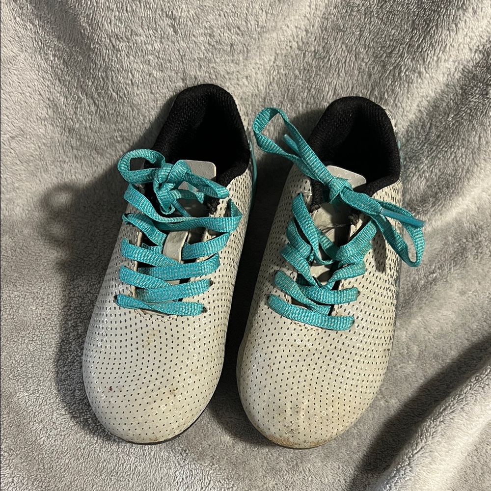 DSG Kids Shoes with Teal and White Design